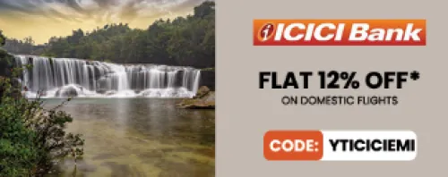Image of Yatra Coupon : Flat 12% Off on Domestic Flights
