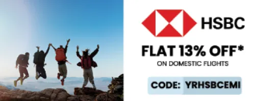 Image of Yatra Coupon : Flat 13% off on Domestic Flight