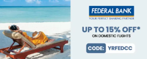 Image of Yatra Coupon : Flat 15% off on Domestic Flights