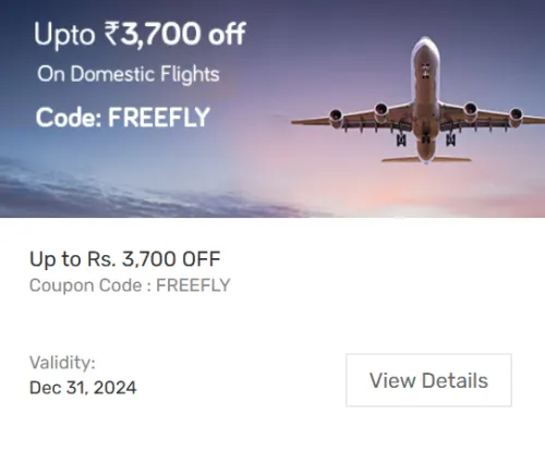 Image of Yatra Coupon: Up to ₹3700 Off on Domestic Flights