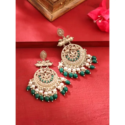 Image of Yellow Chimes Ethnic Gold Plated