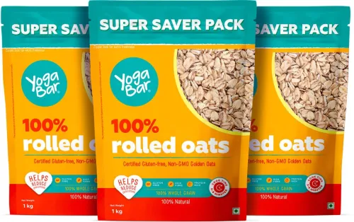 Image of Yogabar 100% Rolled Oats Pouch (3 x 1000 g)
