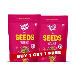 Yogabar 7-in-1 Seeds Super Mix, High Fibre & Protein, Buy 1 Get 1 Free