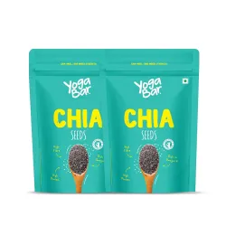 Yogabar Chia Seeds - Calcium, Iron & Zinc - Diet Food Healthy Snacks 1Kg.