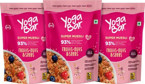 Image of Yogabar Fruits, Nuts & Seeds Muesli Pouch (3 x 0.5 kg)