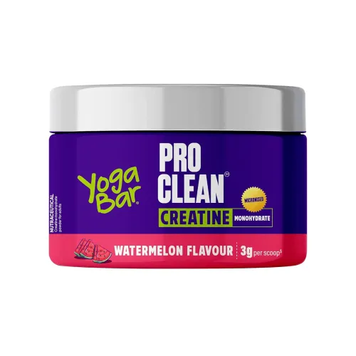 Image of Yogabar Pro Clean Creatine Monohydrate Powder, Watermelon Flavour, 3g per Scoop