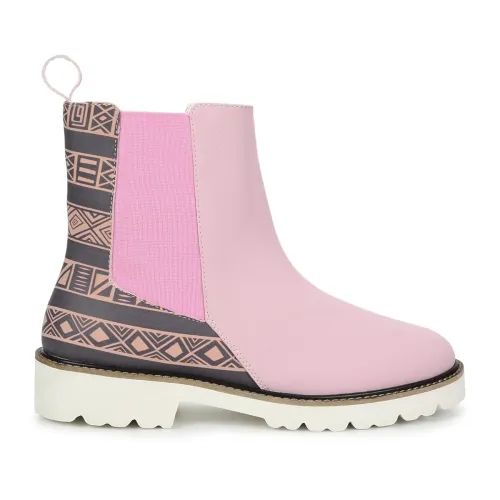 Image of YOHO Women Printed Boots Comfortable Lightweight