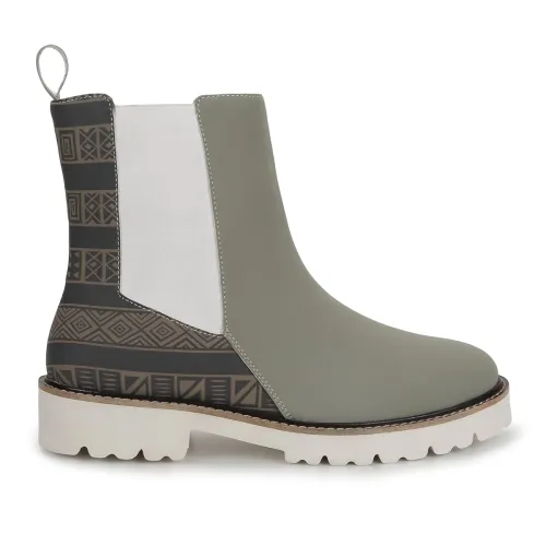 Image of YOHO Women Printed Boots Stylish Comfortable Lightweight