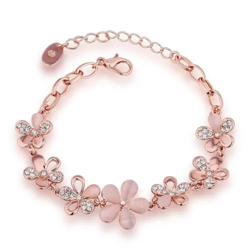 Image of YouBella Jewellery Bracelets for Women Crystal Bracelet