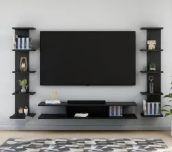 YPG CRAFT Engineered Wood TV Entertainment Unit