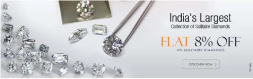 Image of ZAAMOR DIAMONDS Sale : Get 8% Discount on Solitaire Diamonds
