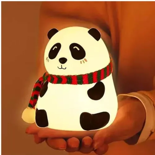 Image of ZEBIFY Panda Night Lamp with 7-color LED