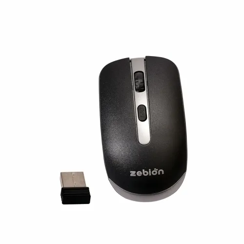 Image of Zebion Wonder Wireless Mouse 2AAA Battery (Black)