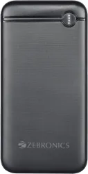 ZEBRONICS 10000 mAh 20 W Slim Power Bank
