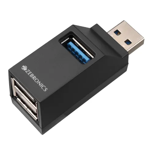 Image of ZEBRONICS 180HB USB HUB, 3 Ports, USB 3.0