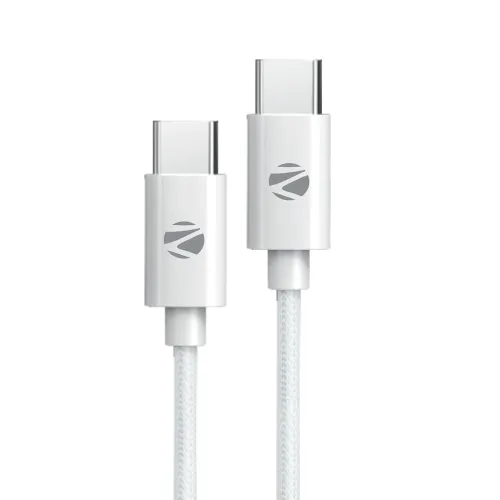 Image of ZEBRONICS 60W PD Fast Charging Type C Cable 1m