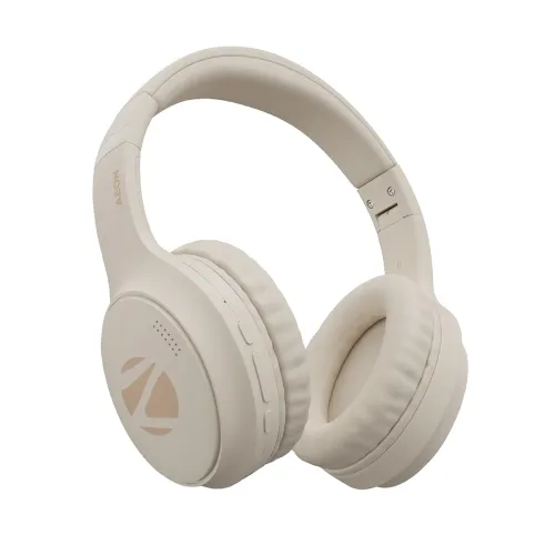 Image of ZEBRONICS Aeon Wireless Over Ear Headphone 110H Battery Backup Bluetooth Aux Gaming Mode Enc Dual Pairing Rapid Charging