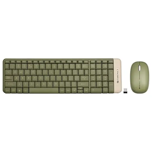 Image of ZEBRONICS Companion 104 2.4GHz Wireless Keyboard & Mouse Combo