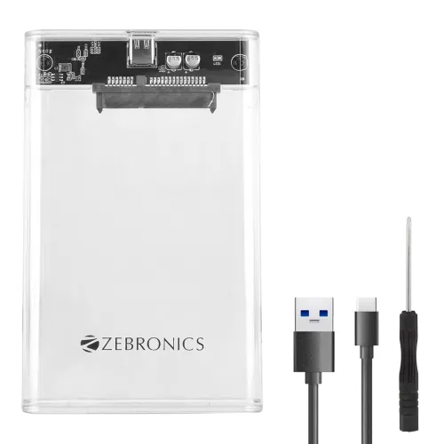 Image of ZEBRONICS CSH01 SATA SSD enclosure