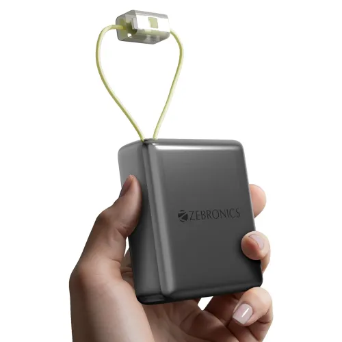 Image of ZEBRONICS EnergiTank 10R1 10000mAh Power Bank 22.5W