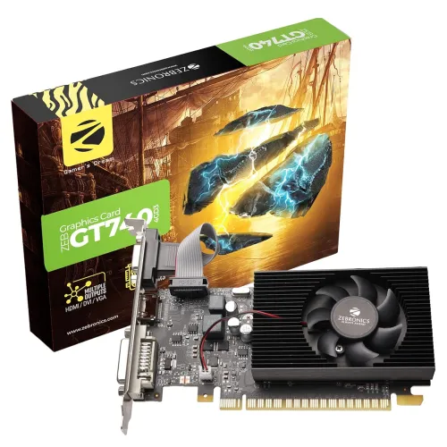 Image of ZEBRONICS GT740-4GD3 Graphics Card