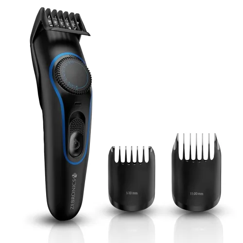 Image of ZEBRONICS HT100, Cordless 45 mins Runtim Trimmer Stainless Steel blades (Black)