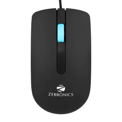 ZEBRONICS Juggle Wired Optical Mouse with 3 Buttons