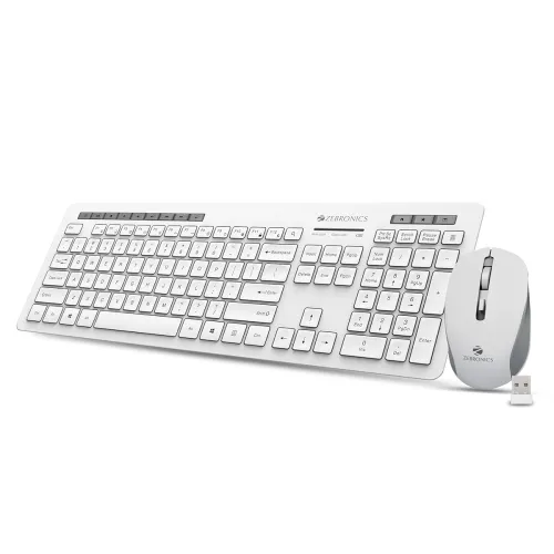 Image of ZEBRONICS Zeb-Companion 500 2.4GHz Wireless Keyboard and Mouse Set