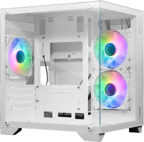 Image of Zebronics Mercury White Gaming Cabinet 