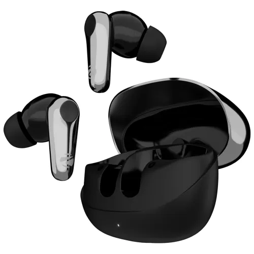 Image of ZEBRONICS Monk Noise Cancellation Earbuds Touch Control (Black)