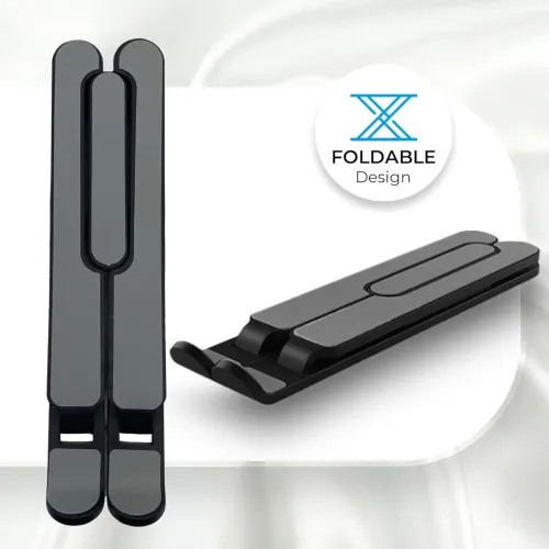 Image of Zebronics-NS1000 Laptop Stand Featuring Foldable Design, Anti-Slip Silicone Rubber Pads, Supports Maximum of 5kgs Weight