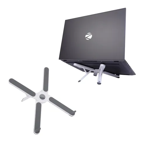 Image of ZEBRONICS NS1200 Laptop Stand with X Foldable Design