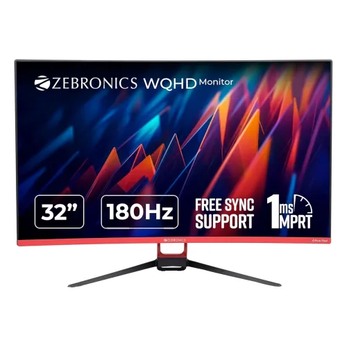 Image of ZEBRONICS S32A 32-inch Curved Gaming Monitor