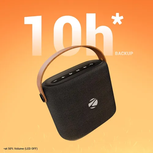 Image of ZEBRONICS Sound Feast 70, Portable Bluetooth Speaker