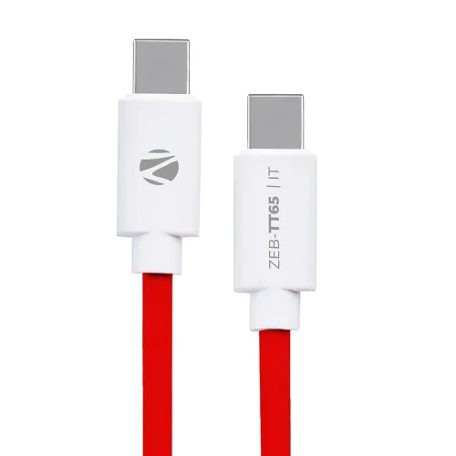 Image of ZEBRONICS Tt65 Type C - Type C Cable