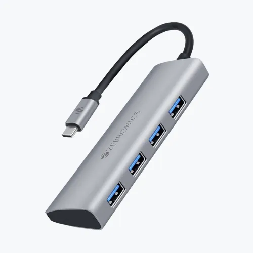 Image of ZEBRONICS 4 in 1 USB Type C Multiport Adapter