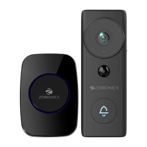 Image of Zebronics VDB200 Smart Wireless Video Doorbell 1080p Full HD Calling