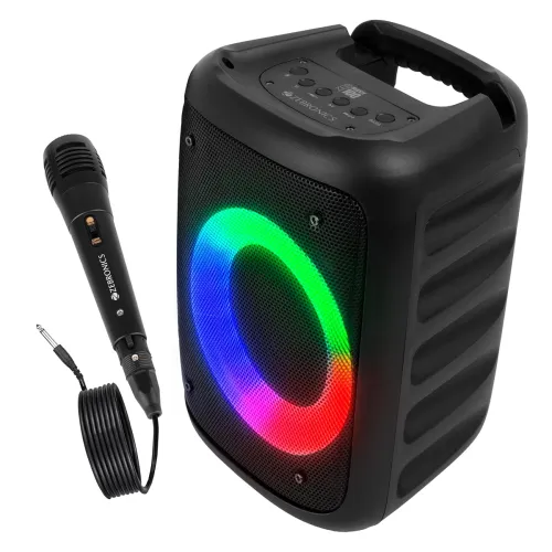 Image of ZEBRONICS Zeb-Buddy 100 portable 15W Bluetooth speaker.