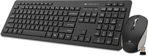 Image of ZEBRONICS Zeb-Companion 500 Wireless Keyboard & Mouse Combo