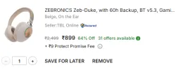 ZEBRONICS Zeb-Duke, with 60h Backup