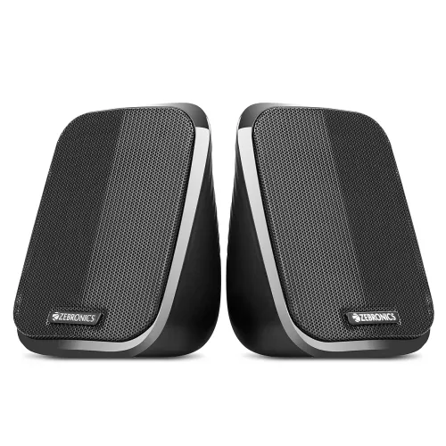 Image of ZEBRONICS Zeb-Fame 5watts 2.0 Multi Media Speakers with AUX