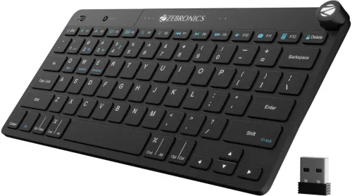 Image of ZEBRONICS ZEB-NWK-2 Wireless Standard Desktop Keyboard