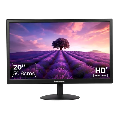 Image of Zebronics Zebster LED Monitor – 20″ HD+ (1600×900)