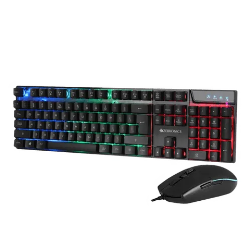 Image of ZEBRONICS ZEB-War Gaming Keyboard & Mouse Combo