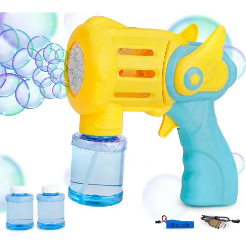 Image of Zest 4 Toyz Bubble Gun for Kids 15 Hole Electric Bubble Machine 