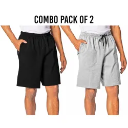 Trendz Mens One Side Zipped Pockets Shorts pack 2