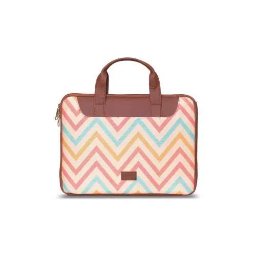 Image of Zouk Printed Women's Jute Handcrafted Laptop Sleeve 