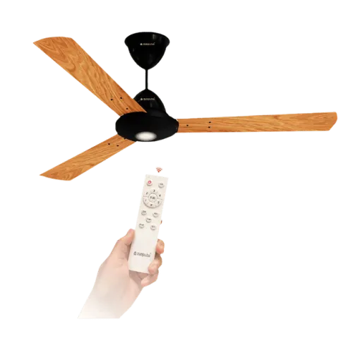 Image of Zunpulse Revelle 1200mm BLDC Ceiling Fan (Remote, Oak White)