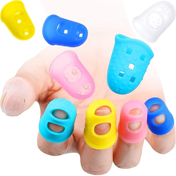 Image of 10pcs Sichumaria Guitar Silicone Finger Protector