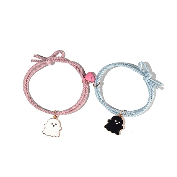 Image of 2Pcs Couple Matching Bracelet Set